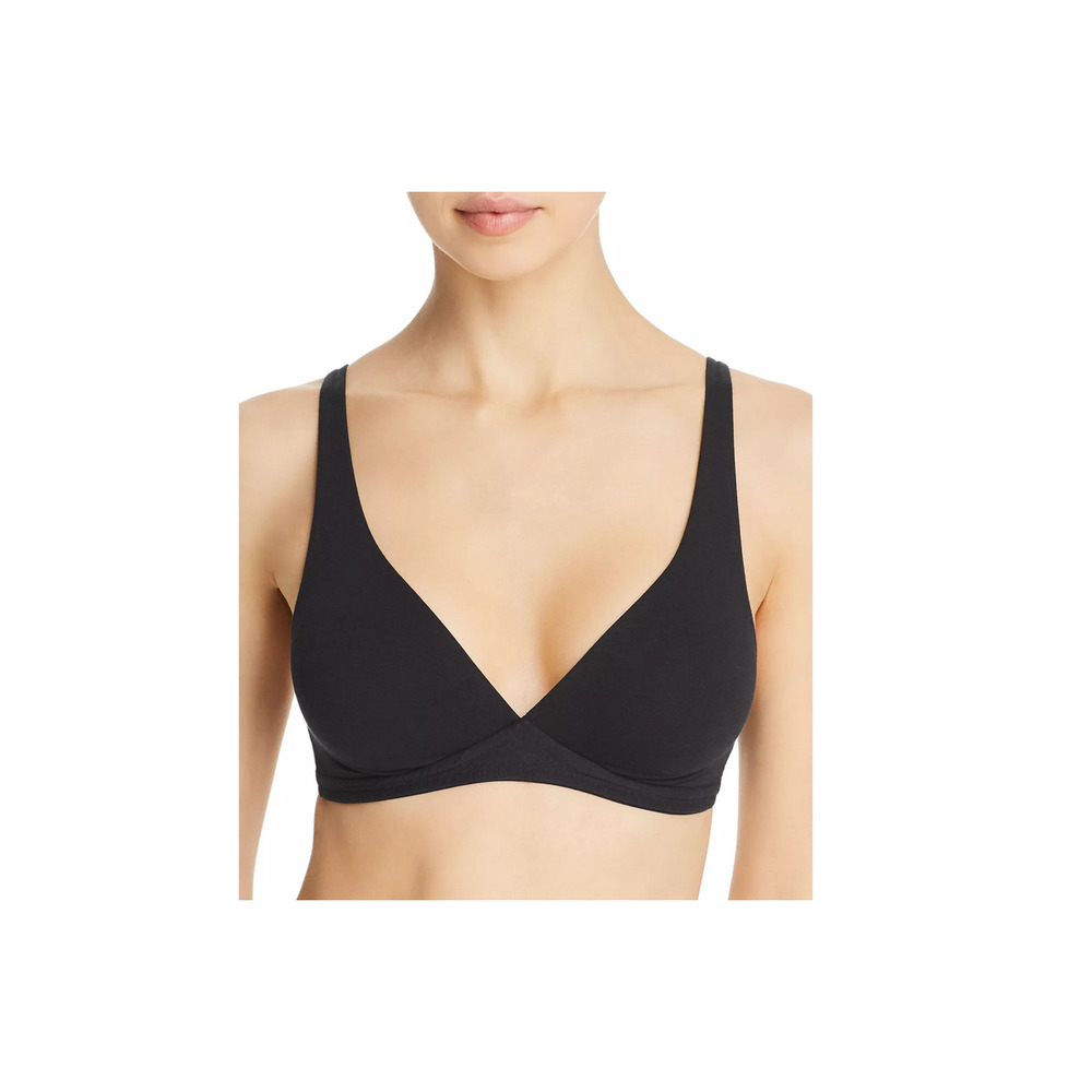 Hanro Cotton Sensation Soft Cup Bra Black Size 32D
